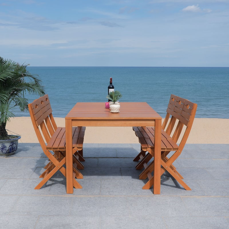 SAFAVIEH Outdoor Iciar Dining Table - 59Wx35Dx30H
