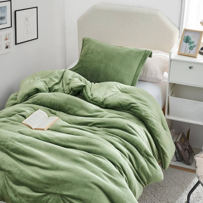 Love Thick® - Velvety Coma Inducer Oversized Comforter Set - Mountain Moss