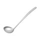 preview thumbnail 1 of 5, Stainless Steel Soup Ladle Spoon Peach Shape Design Kitchen Cookware - 9.8" x 2.8"(L*W)