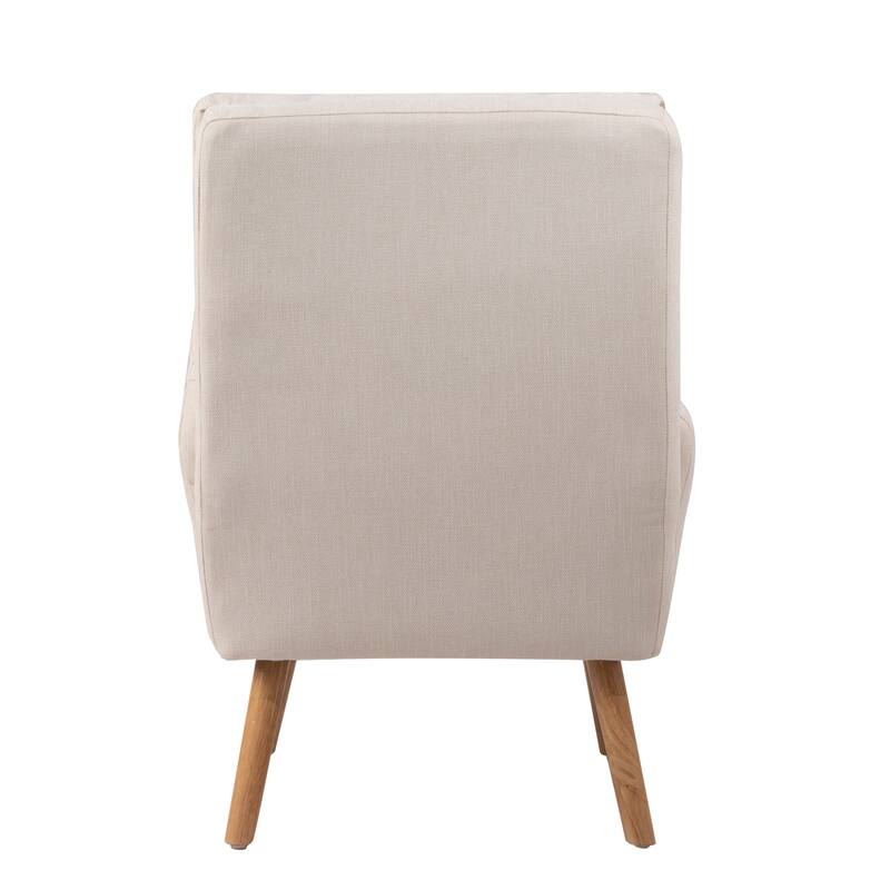 Mid Century Modern Comfy Lounge Chair Accent Chair Armchair with Ottoman Set