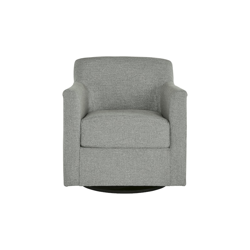 Signature Design by Ashley Bradney Smoke Swivel Accent Chair - 29"W x 32"D x 33"H