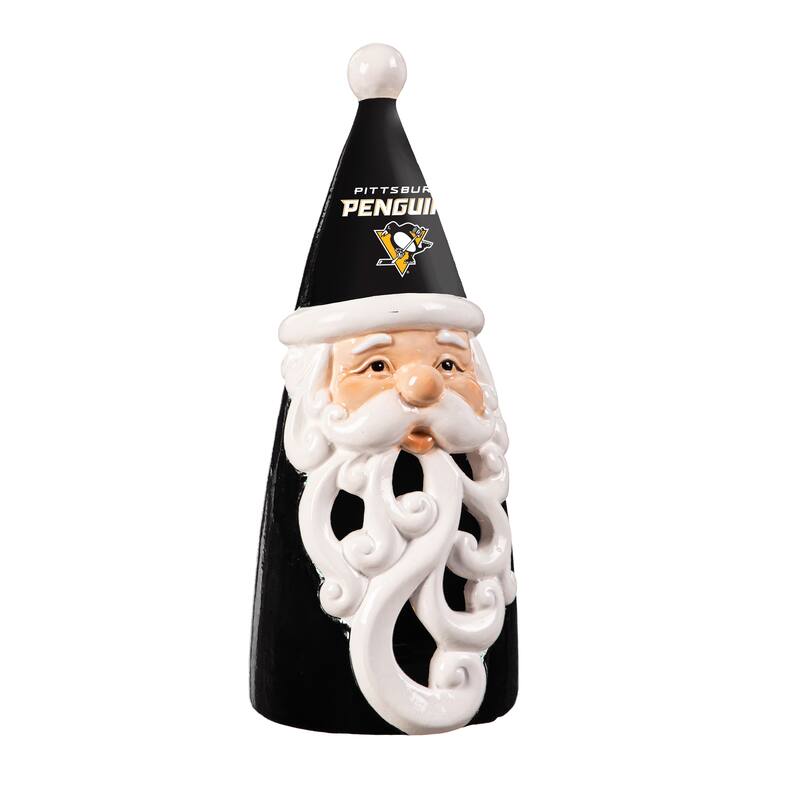 Pittsburgh Penguins Santa LED Garden Statuary, 8"