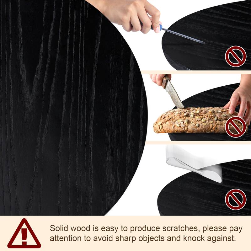 Glitzhome Industrial Rustic High Bar Stools with Wood Seat