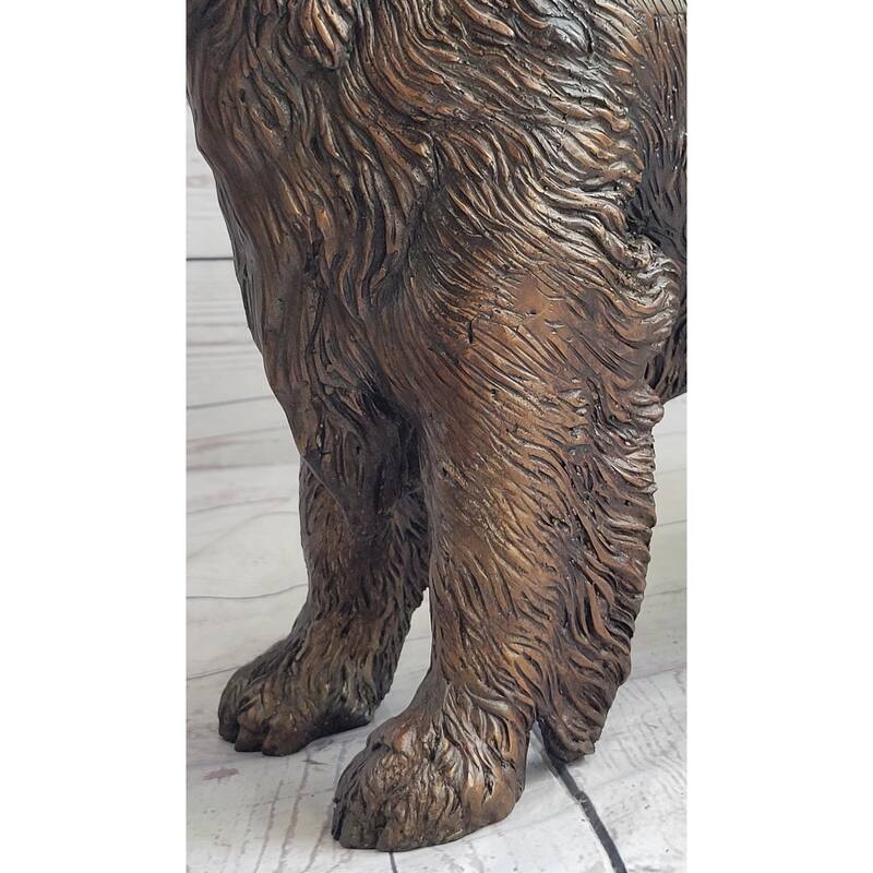 Golden Retriever Puppy Dog Bronze Metal Life Size Statue Sculpture 26 Inches X 17 Inches