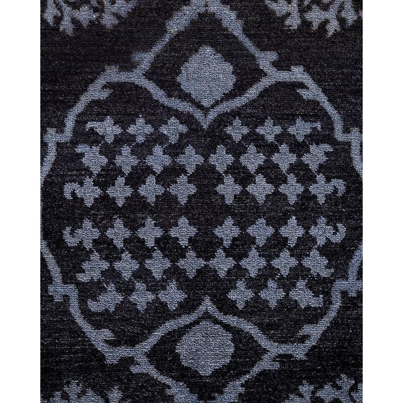 Vibrance, One-of-a-Kind Handmade Area Rug - Black, 8' 0" x 10' 1" - 8' 0" x 10' 1"