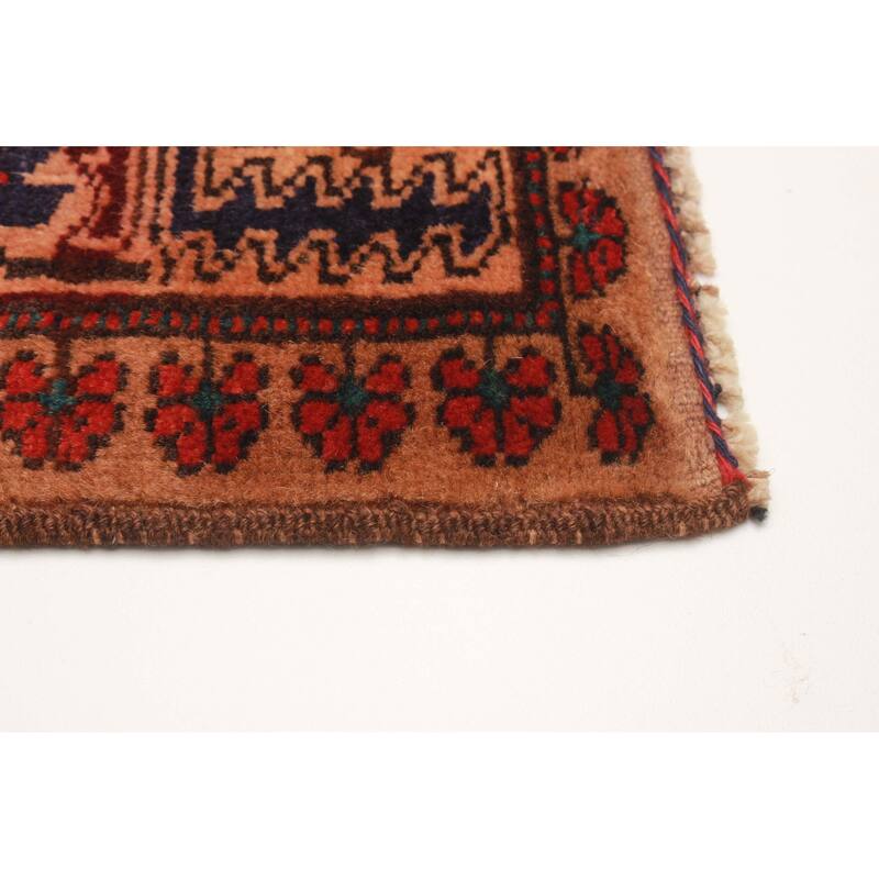 Teimani Brown Rug 2'11" x 5'1" - 2'11 x 5'1