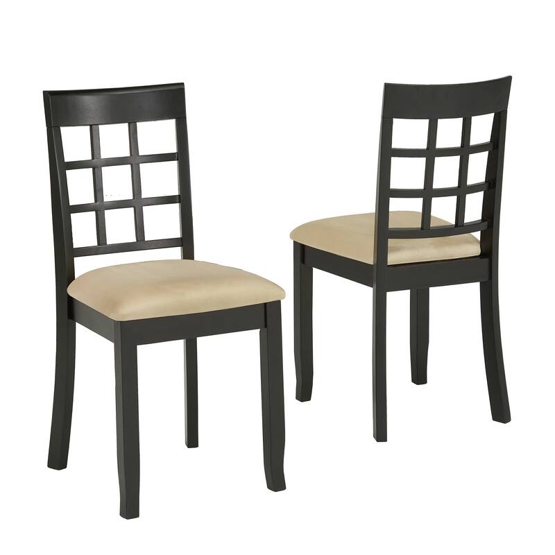 Wilmington Black Dining Chair (Set of 2) by iNSPIRE Q Classic - Window Back