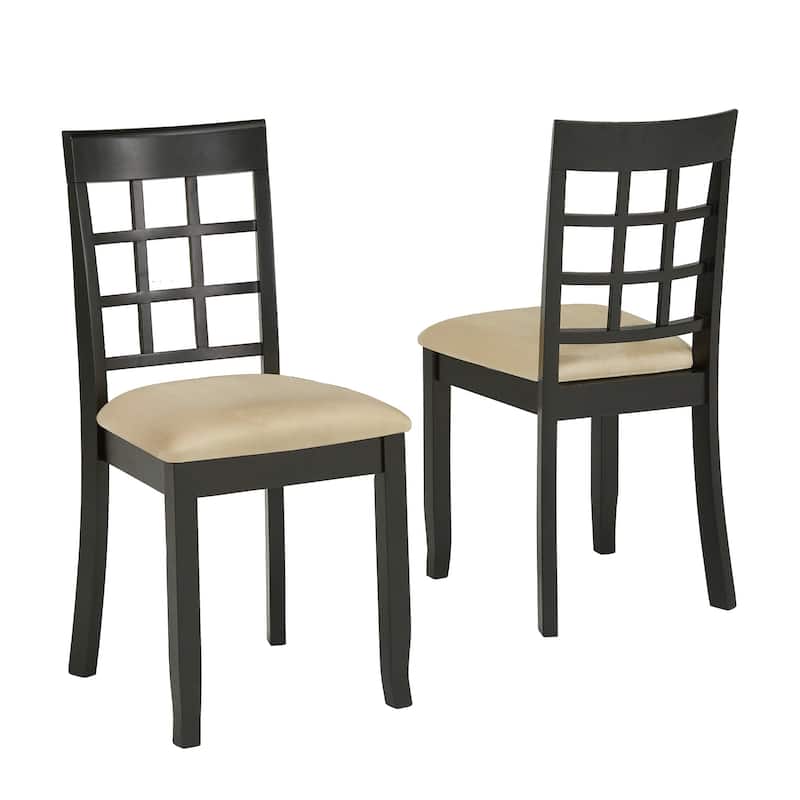 Wilmington Black Round Pedestal 5-piece Dining Set by iNSPIRE Q Classic