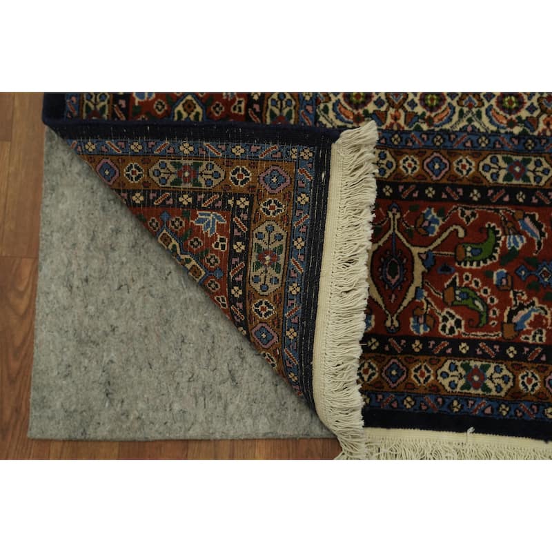 Hand Knotted Oriental 100% Wool Carpet Traditional All-Over Beige & Ivories Mood Area Rug - 9' 6'' X 6' 8''
