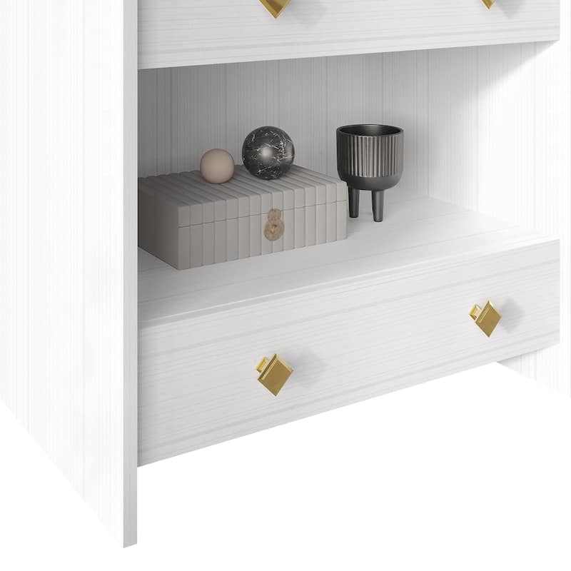 CraftPorch Mid-Century Modern Wall Panel Bedroom Set