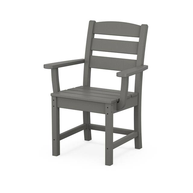 POLYWOOD Lakeside Dining Arm Chair - Slate Grey
