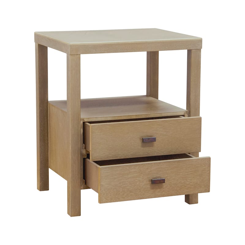 East at Main Painted Acacia Wooden End Table