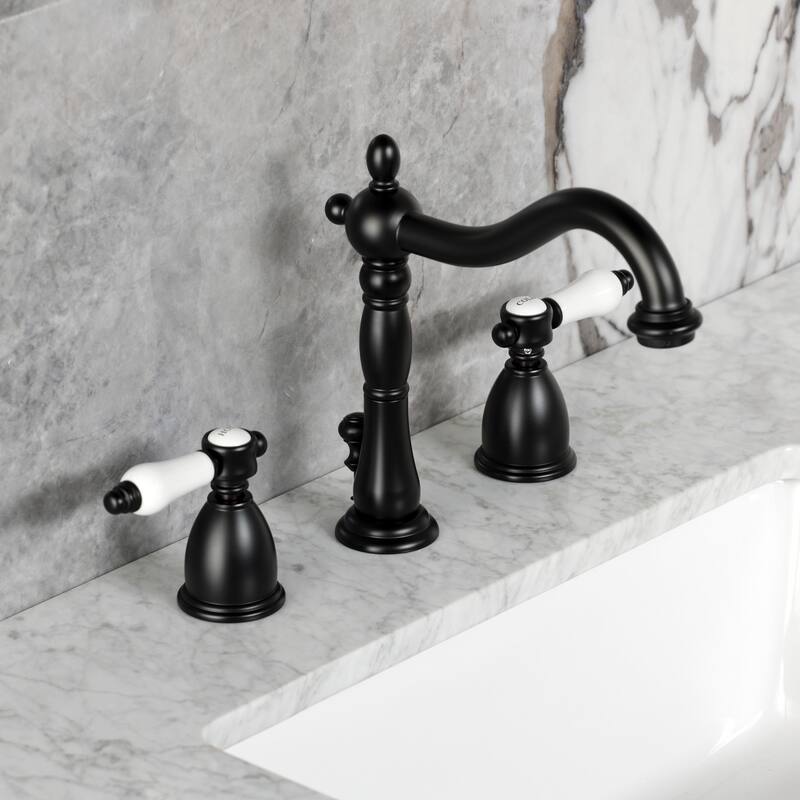 Kingston Brass Bel-Air Widespread Bathroom Faucet with Brass Pop-Up