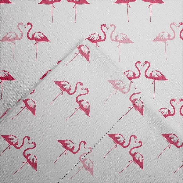 Pointehaven Printed Cotton Flannel Hemstitch Deep Pocket Bed Sheet Set