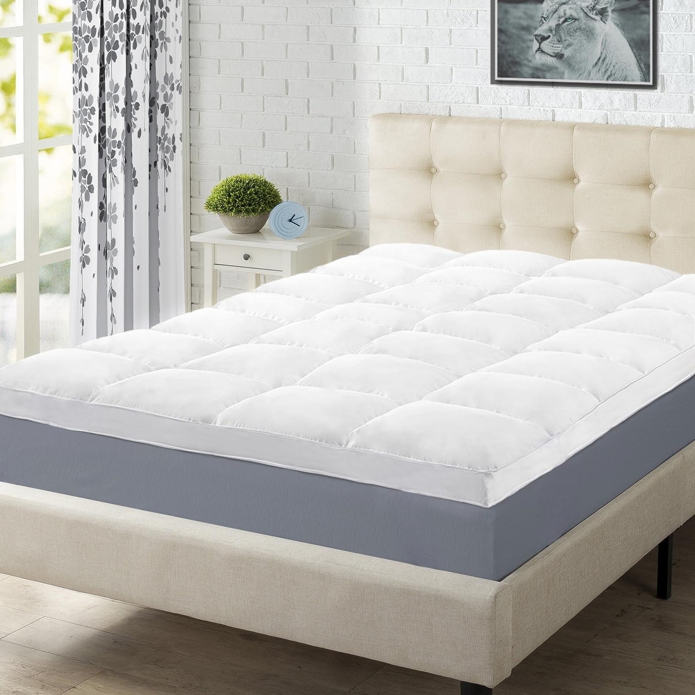 Bodipedic™ Home 4 Inch Hybrid Memory Foam and Fiber Topper, Color: White -  JCPenney in 2023