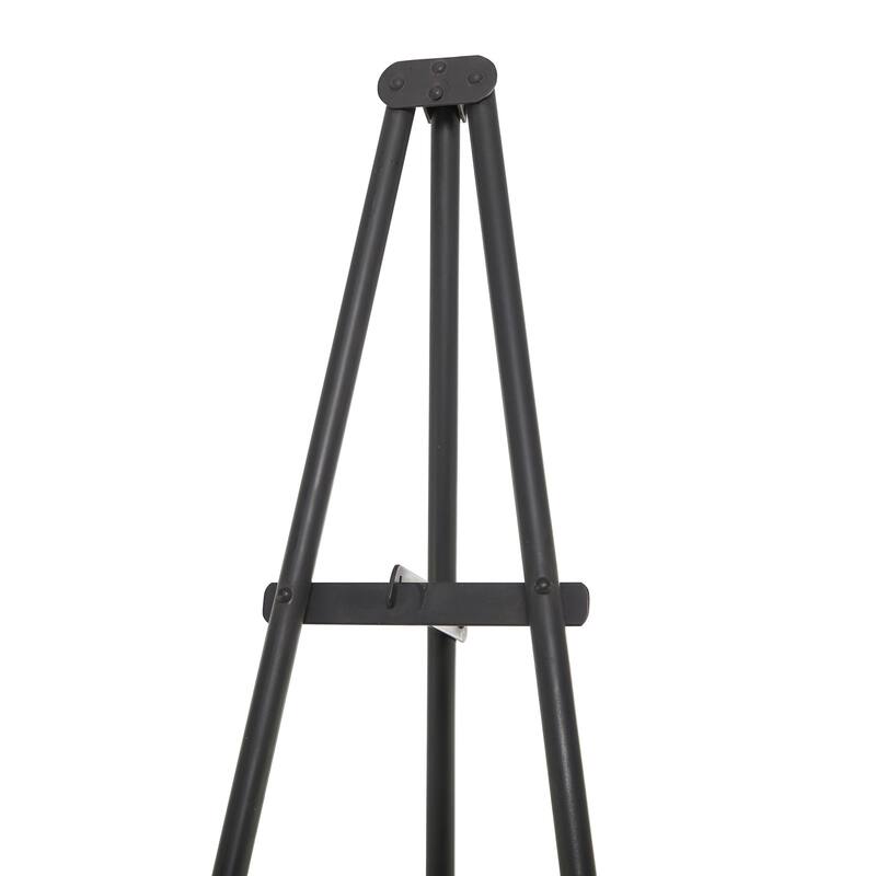 Metal Extra Large Adjustable 3 Tier Display Easel with Foldable Stand - Black or White - Roche River Decor