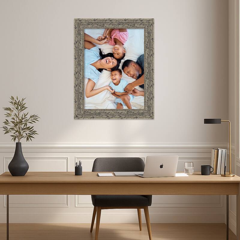 Attic Aged Picture Frame, Photo Frame