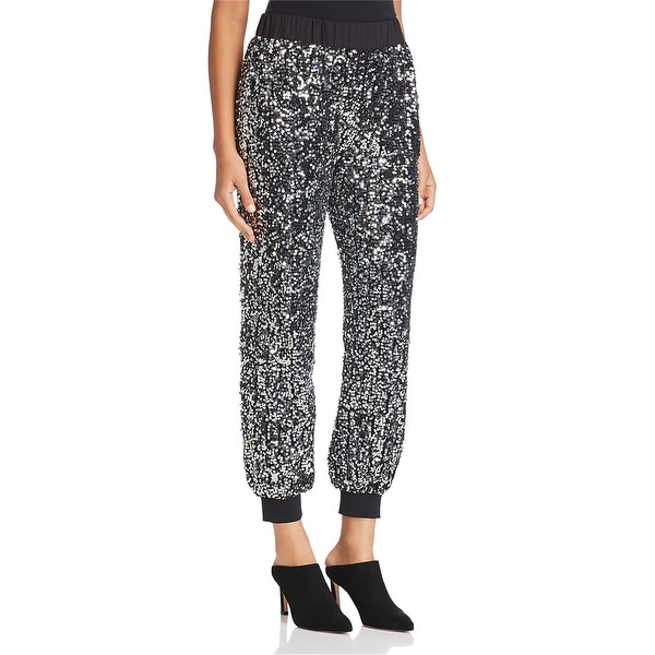 sequin casual pants