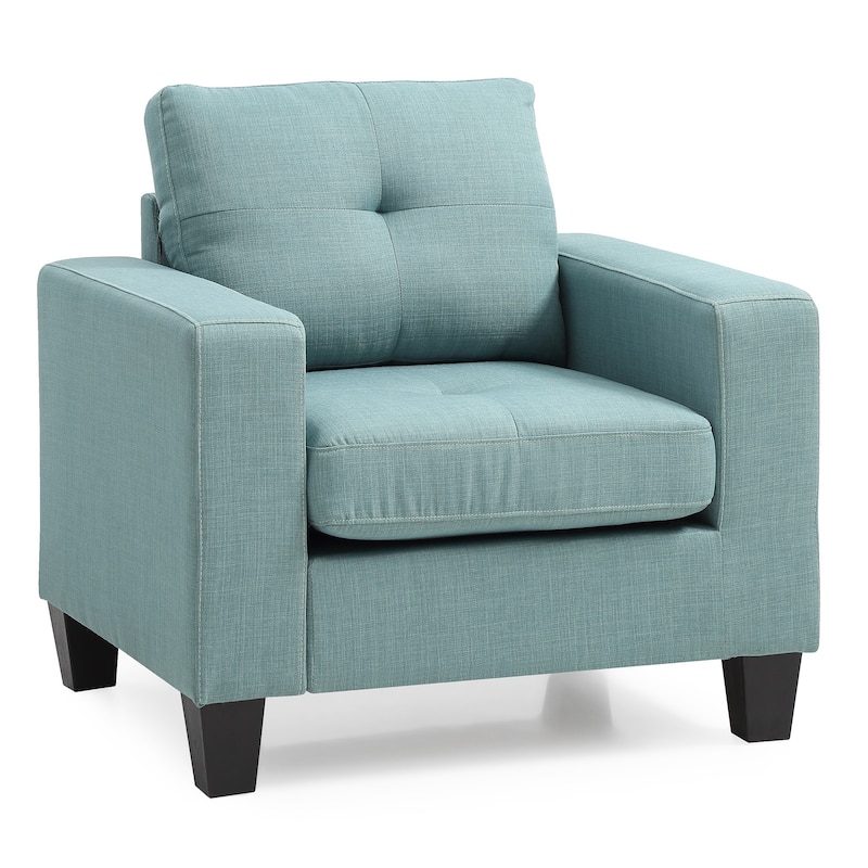 Pocket Coil Seating Accent Chair - 36" - Green
