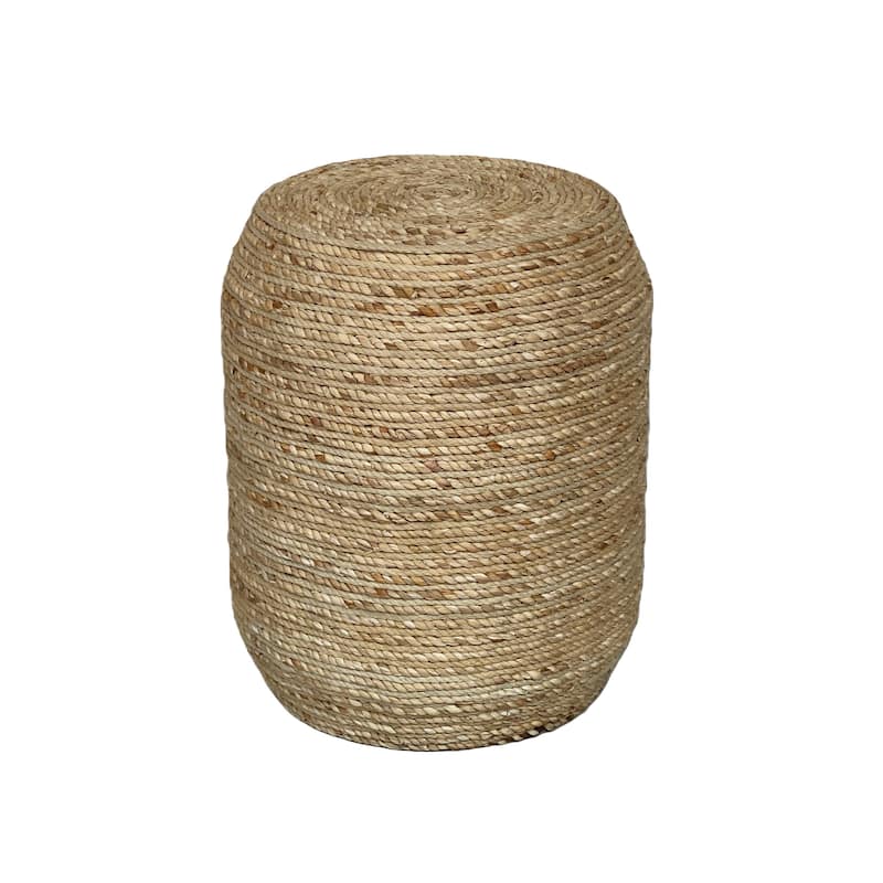 17-in H Woven Hyacinth Decorative Stool