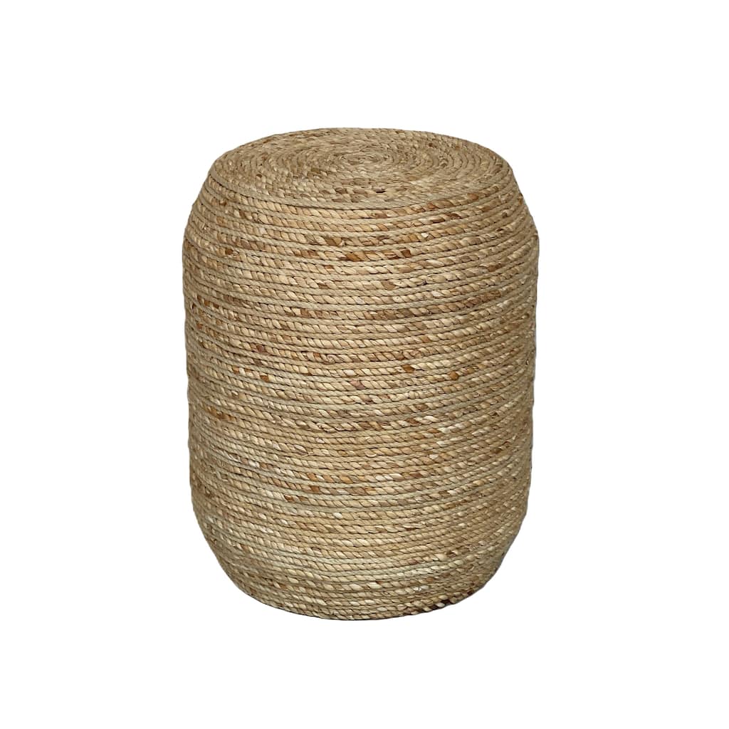 17-in H Woven Hyacinth Decorative Stool