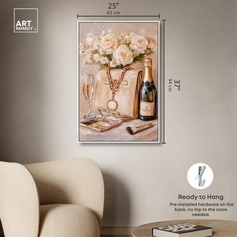 Make Up Drinks and Glam Canvas by Art Remedy