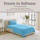 preview thumbnail 2 of 6, Winsor Home Cotton Blend 1200 Thread Count Blue Sheet Set (Twin XL)