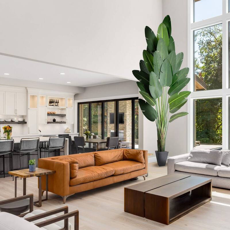 12-ft Artificial Travelers Palm Tree - Green