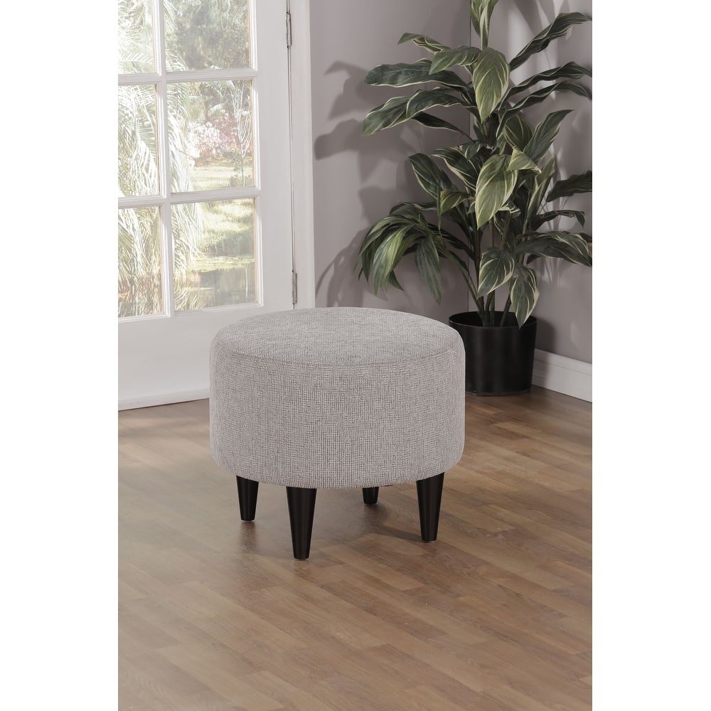 Sophia by Sole Designs Upholstered Round Ottoman