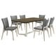 preview thumbnail 18 of 19, Biloxi 71-inch Rectangular Dining Set Greyish Brown
