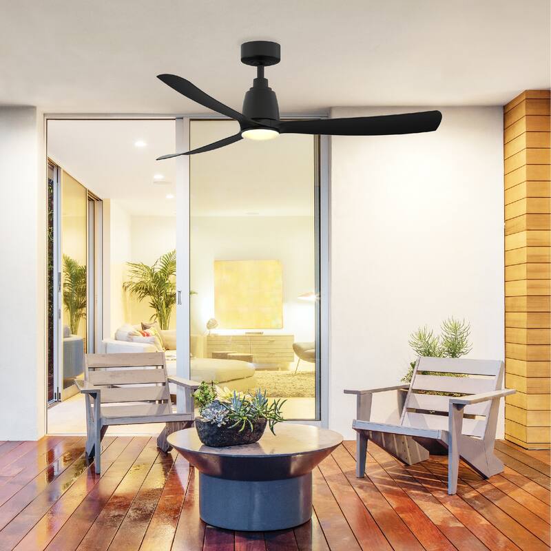 Kute 52 inch Indoor/Outdoor Smart Ceiling Fan with Remote