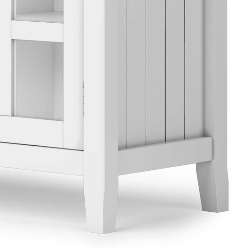 WYNDENHALL Normandy SOLID WOOD 60 inch Wide Transitional TV Media Stand For TVs up to 65 inches - 60'' x 16.5'' x 24