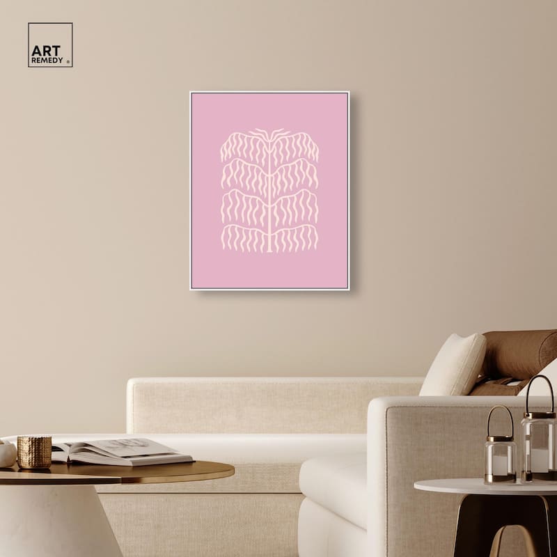Lavender Mauve Canvas by Art Remedy