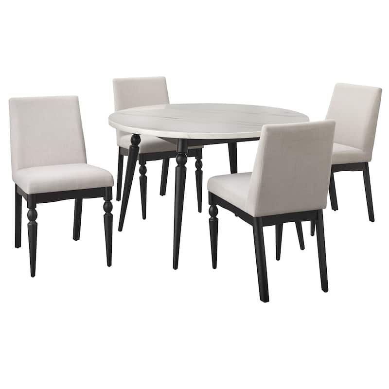 Lifestorey Bertona Upholstered Dining Chair (Set of 2)