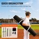 preview thumbnail 6 of 5, 5x5 ft Baseball Softball Practice Net with Bow Frame, Carry Bag, Strike Zone, Ball, Batting Tee - 5*5 feet