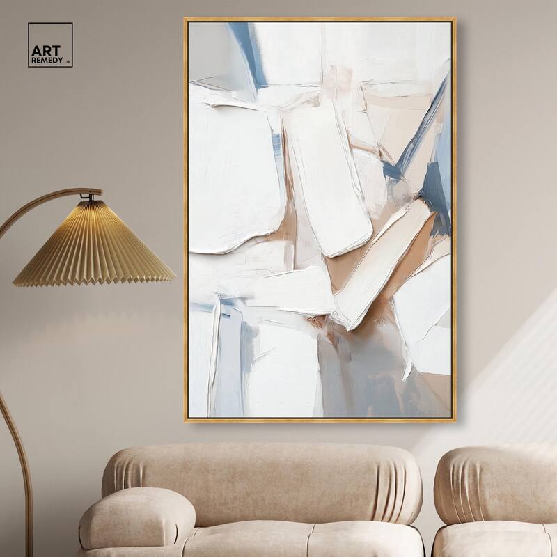 Bone and Beige II Canvas by Art Remedy