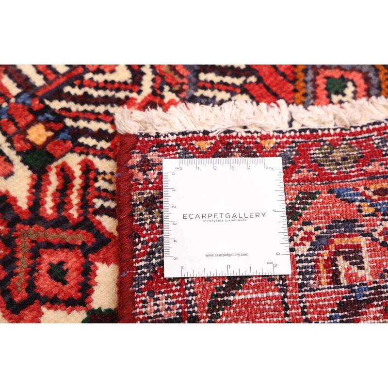 ECARPETGALLERY Hand-knotted Konya Anatolian Cream, Red Wool Rug - 3'0 x 8'7