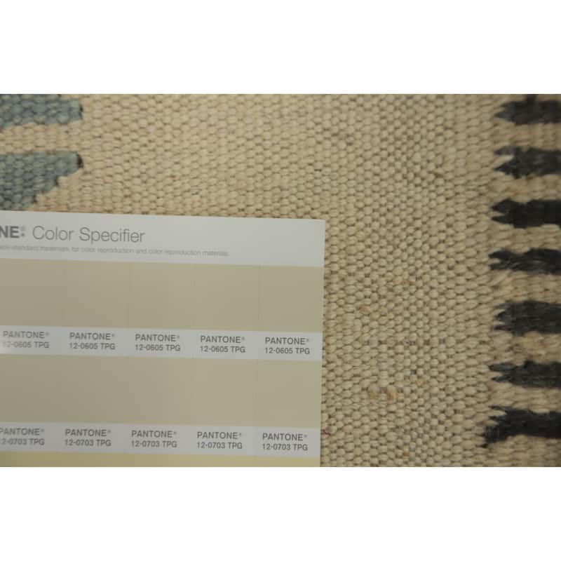 Hand Woven Southwestern Wool Multi-Colored Geometric Area Rug - 8' 0'' X 5' 0''