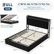 preview thumbnail 3 of 58, Bed Frame with Lift Up Storage, Upholstered Velvet Platform Bed with Storage Headboard