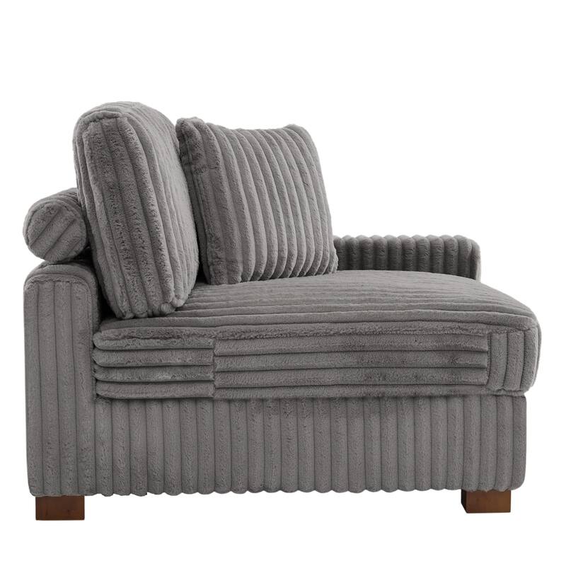 Cotton Flannel Armchair Sofa Corner Chairs for Living Room
