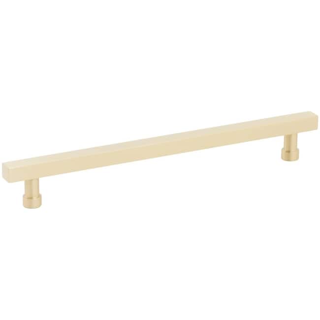 Schaub and Company 211082 NOHO 8" Center to Center Solid Metal Modern - Satin Brass