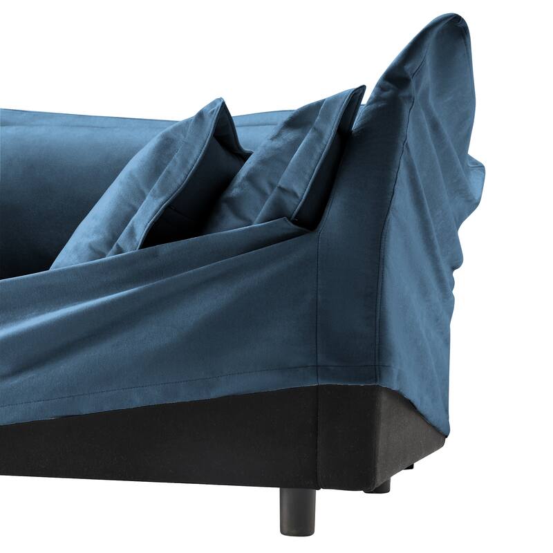 83.4″ Chenille Modular 3-Seater Sofa with Washable Covers & 300 lb Capacity