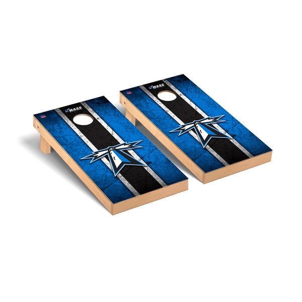 slide 2 of 5, Massachusetts Boston UMASS Beacons 2x4 Pro Cornhole Boards - V1 Include Carrying Case
