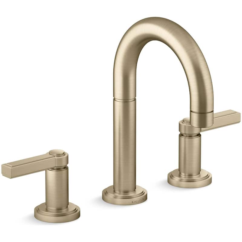 Kallista P80249-LV Vir Stil Minimal 1.2 GPM Widespread Bathroom Faucet