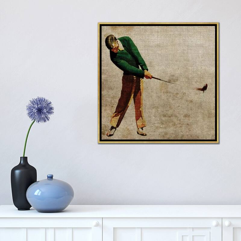 iCanvas "Vintage Sports II" by John Butler Framed Canvas Print