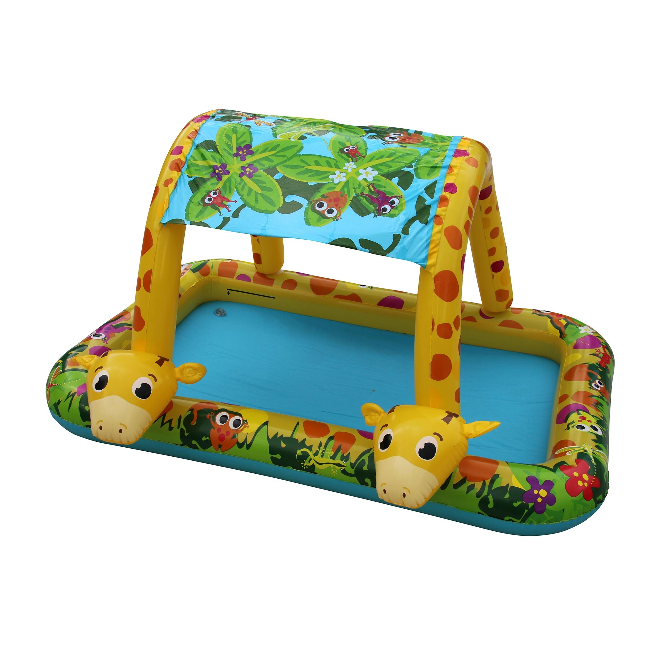 Nuevo Banzai Jr Shady Tiempo Tortuga Piscina Con Sombra Parasol Otros Juguetes