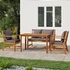 preview thumbnail 59 of 83, vidaXL 4/5/6/7/9/11 Piece Patio Dining Set with Cushions Solid Wood Acacia