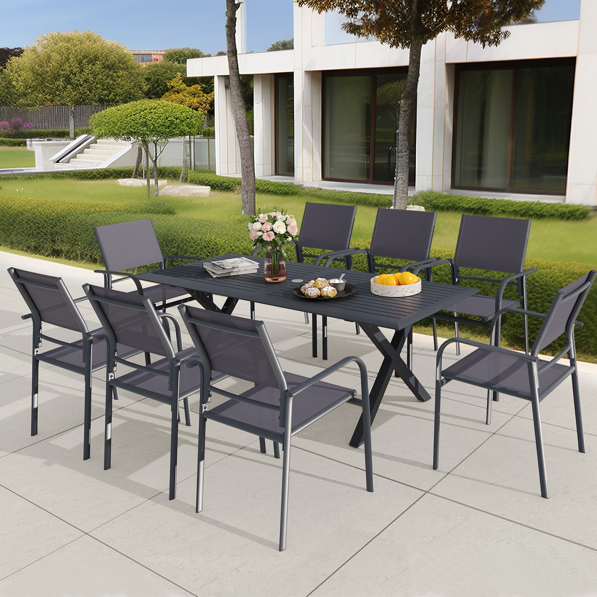 Tk classics napa 60 inch espresso outdoor new arrivals patio dining table