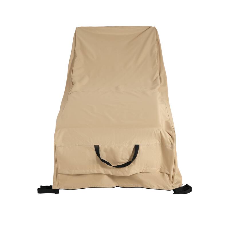 Christopher Knight Home - Shield Outdoor Slope Chaise Lounge Cover with Secure Fit and All-Weather Protection