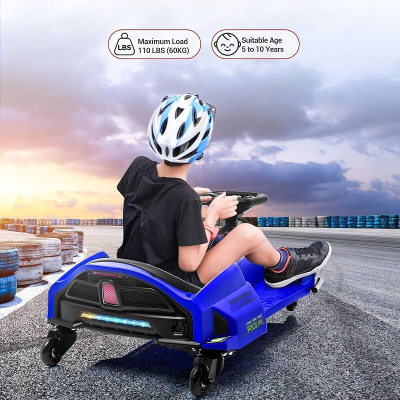 12V Electric Ride On Go Kart Kids Drifting Car for Kids Best Gifts